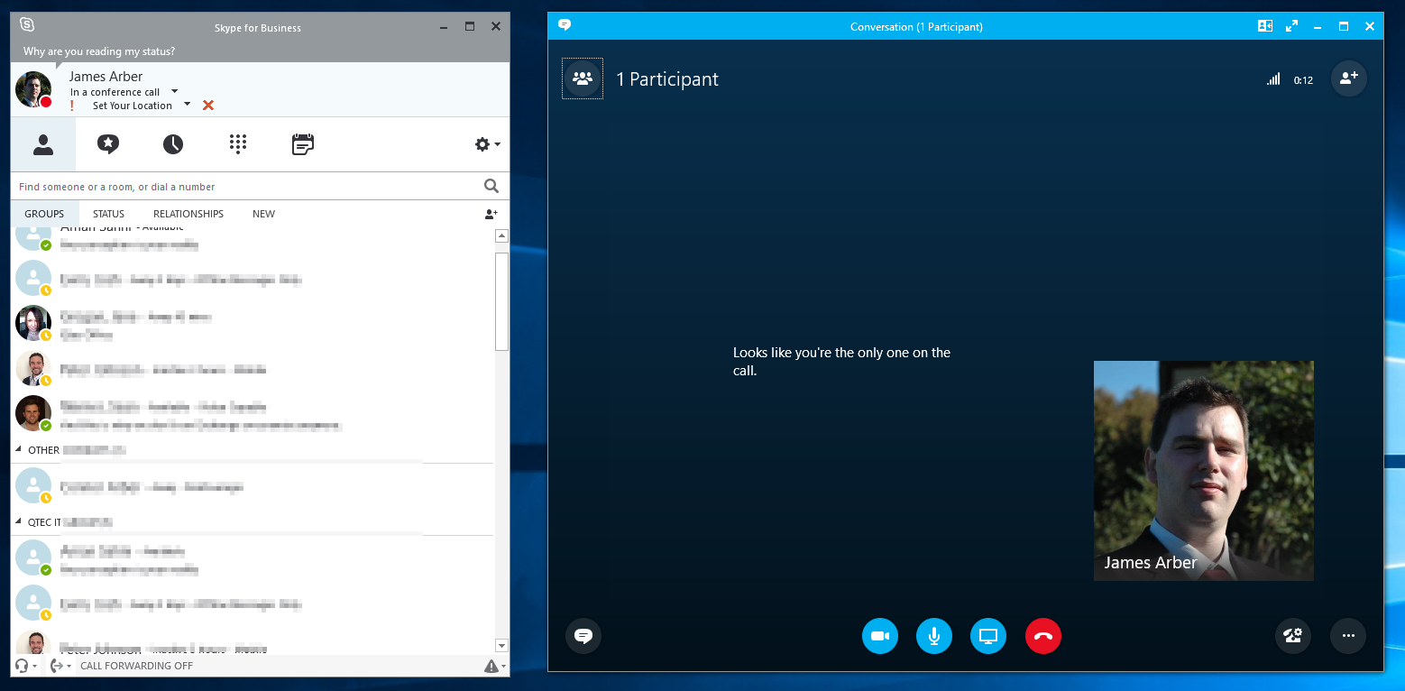 Skype For Mac Video Call Split Camerea Vertically To Horizontall